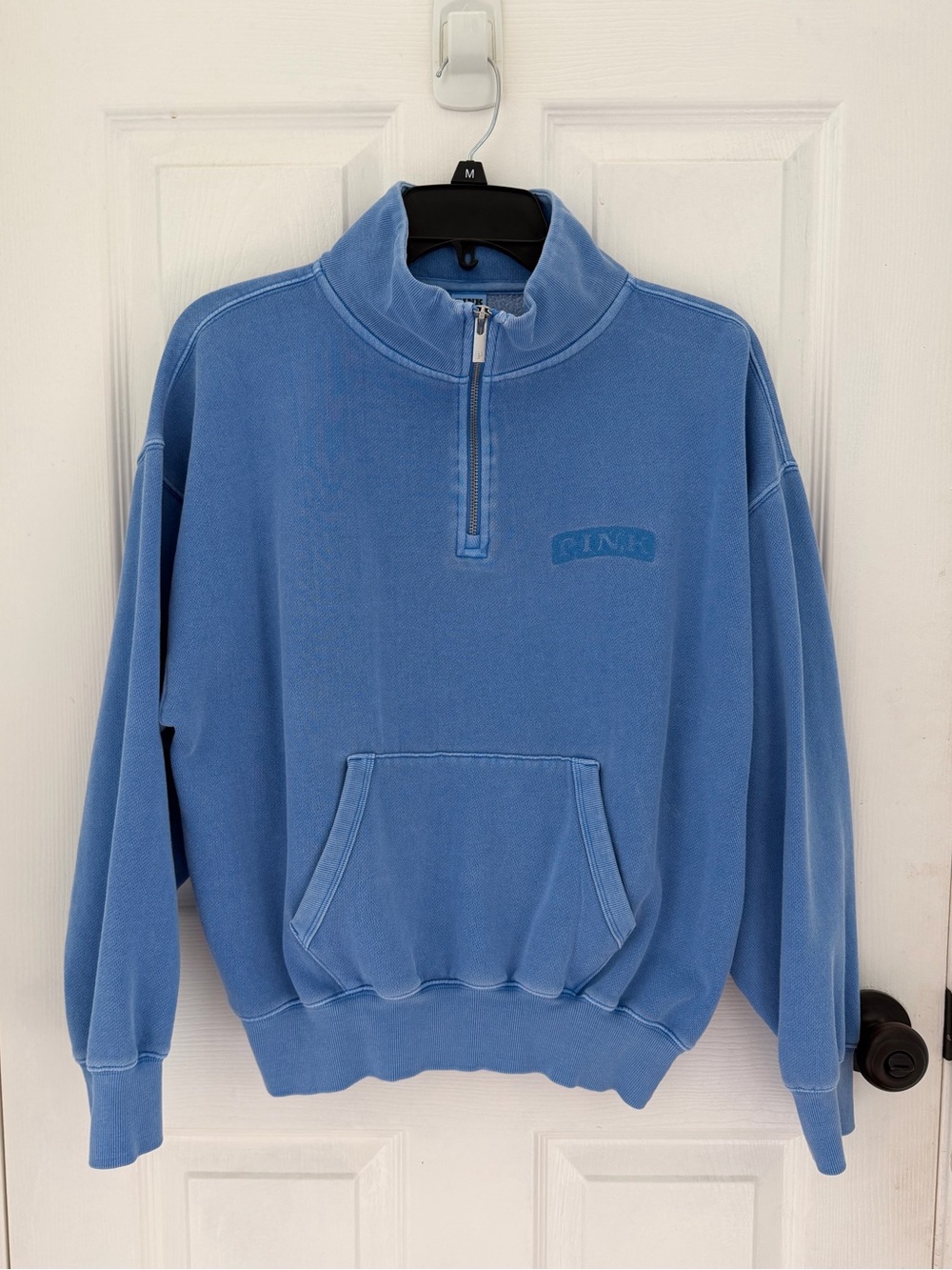 Victoria's Secret PINK Ivy Fleece Quarter-Zip Sweatshirt Size XS